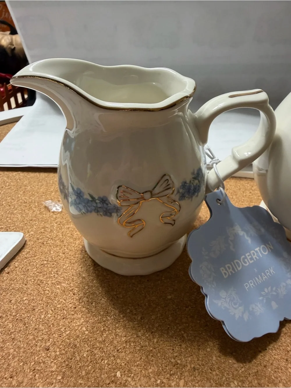 Bridgerton cream and sugar coffee set